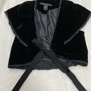 Marc Jacobs Black Velvet Vest